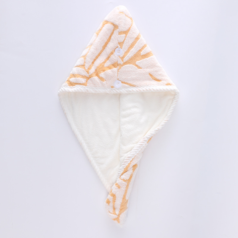 Šal za sušenje kose od koralnog fleeca, debeli, upija, brzo suši, 150D jacquard, 140–169 g