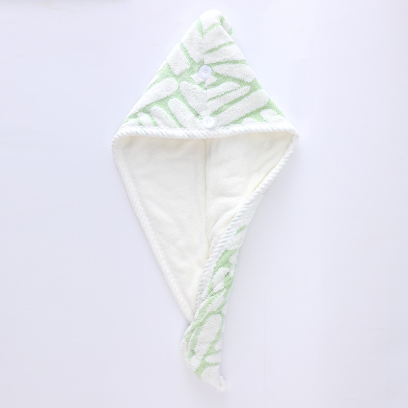 Šal za sušenje kose od koralnog fleeca, debeli, upija, brzo suši, 150D jacquard, 140–169 g