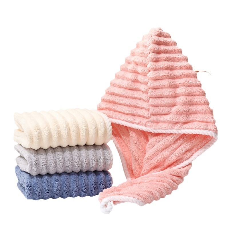 Candy Velvet kapa za sušenje kose za žene, deblja, upija vlagu, brzo suši, turbanski ručnik za glavu, kućna upotreba