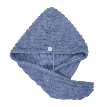 Šešir za sušenje kose za žene; debeli i vrlo upijajući; materijal koralno velvet; pređa 150D; težina 50–79 g; šivana konstrukcija; mogućnost prilagodbe