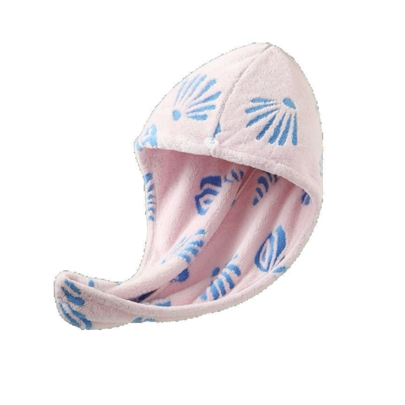 Šešir za sušenje kose s koralnim fleeceom, 150D, Jacquard, 80–99 g