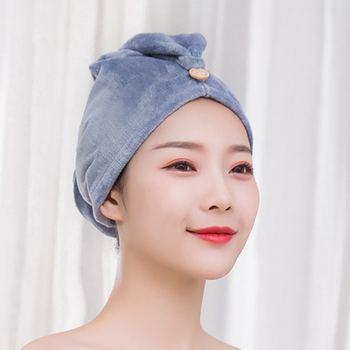 Kapa za sušenje kose od koralnog fleecea, upija, brzo suši, 150D nit, težina ispod 30 g, mogućnost prilagodbe