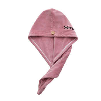 Kapa za sušenje kose od koralnog fleecea, upija, brzo suši, 150D nit, težina ispod 30 g, mogućnost prilagodbe