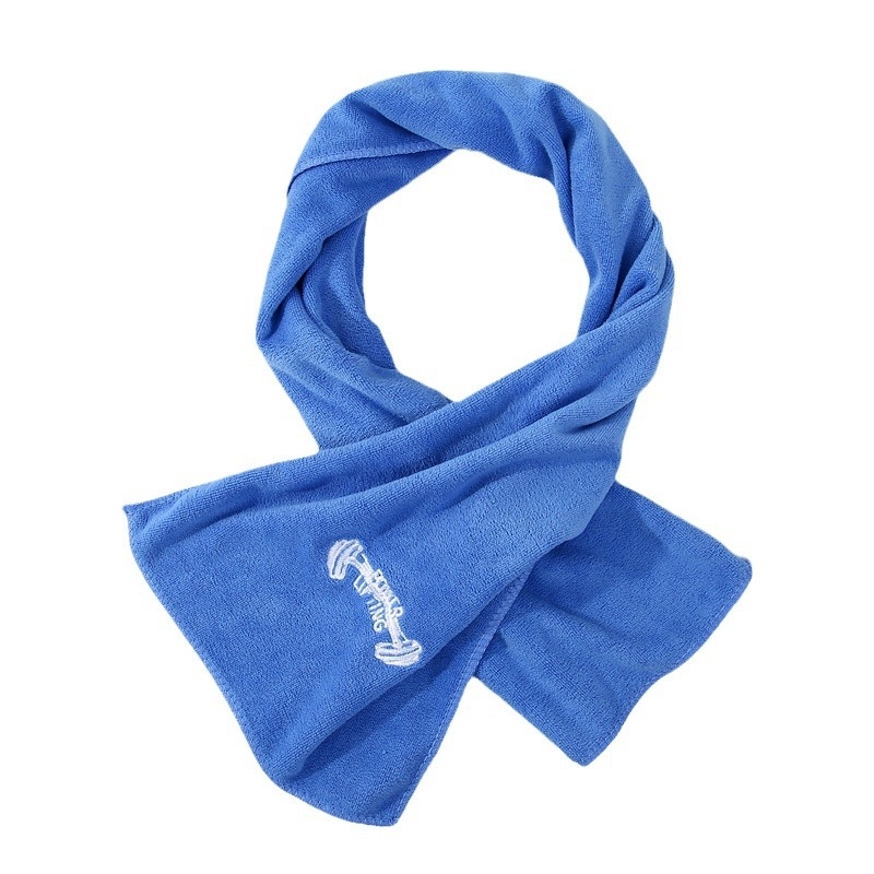 Sportski ručnik od mikrovlakana s brzim sušenjem, ušivenim logotipom, prilagodljiv, težina 105 g