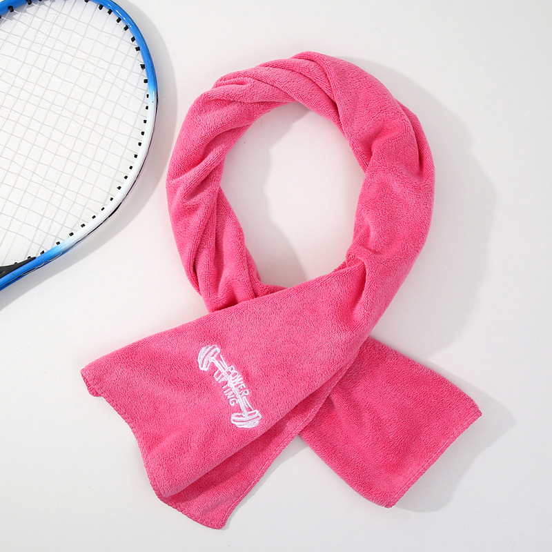 Sportski ručnik od mikrovlakana s brzim sušenjem, ušivenim logotipom, prilagodljiv, težina 105 g