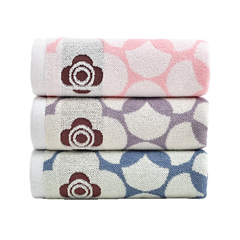 Ručnik za kupanje od 100% pamuka za odrasle, 32 niti, jacquard i jednostavno tkanje, 120–140 g