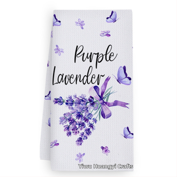 Mikrofiberist spordirätik, vahvli kude pineapple plaid mustriga, 350 g, 10-osaline komplekt, logotreprintimine saadaval, kiire imendumine 11–15 s