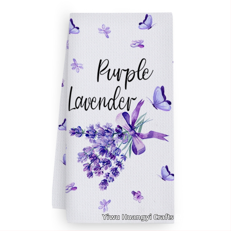 Mikrofiberist spordirätik, vahvli kude pineapple plaid mustriga, 350 g, 10-osaline komplekt, logotreprintimine saadaval, kiire imendumine 11–15 s