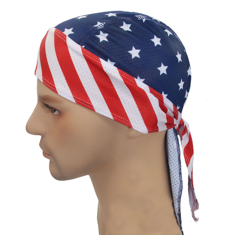 Външно спортно шалче за глава със слънцезащита, бързосъхнещо, попиване на пот и дишащо, пиратски стил шапка за тичане и каране на велосипед