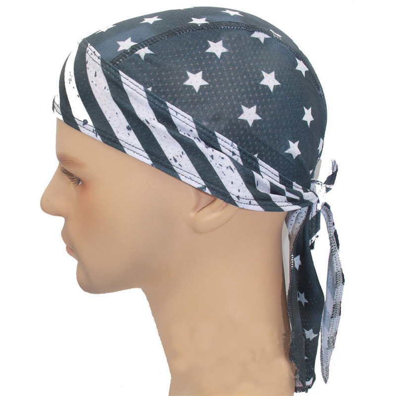 Външно спортно шалче за глава със слънцезащита, бързосъхнещо, попиване на пот и дишащо, пиратски стил шапка за тичане и каране на велосипед