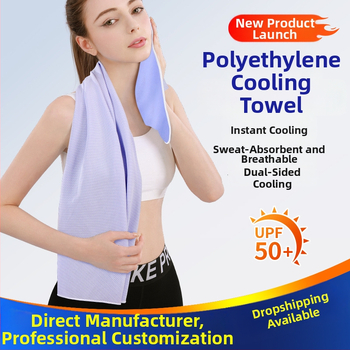 Külmendav rätik Yishuang – lihtne kudumine, AB lõngad, 70 g, vee imendumine 0-5 s.