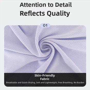 Külmendav rätik Yishuang – lihtne kudumine, AB lõngad, 70 g, vee imendumine 0-5 s.