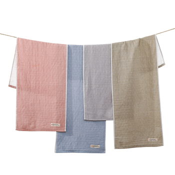 Pamučni ručnik za sport i dom, mekan, tanak, brzo suši, 100–120 g