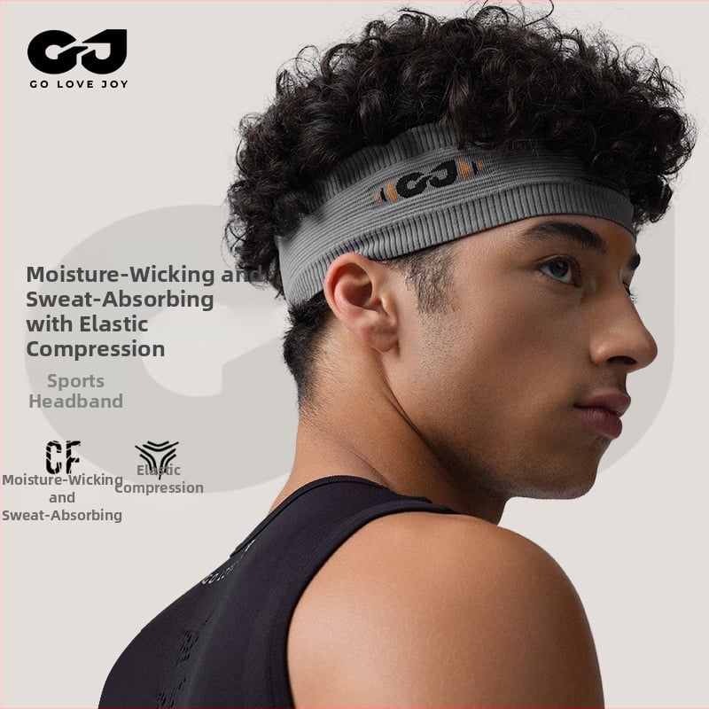 Αθλητικός κεφαλόδεσμος χωρίς ραφές, απορροφά τον ιδρώτα, αναπνεύσιμος, γρήγορο στέγνωμα, Νάιλον/Σπάντεξ/Πολυεστέρας, για τρέξιμο, ποδηλασία και μπάσκετ