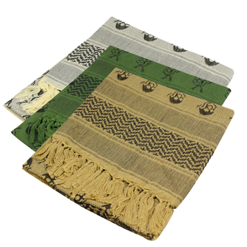 Тактически спортен шал за глава с принт на череп, памук, пустинен камуфлаж, за тактически дейности на открито и военни фенове