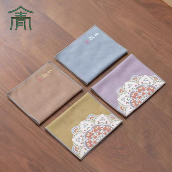 Πετσέτα τσαγιού, κινεζικού στυλ, πρώτη κατηγορία ποιότητα, συσκευασία OPP σακουλάκι, 50 τεμάχια ανά κουτί, κυκλοφόρησε το καλοκαίρι του 2020, μάρκα Qinglanfang