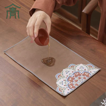 Πετσέτα τσαγιού, κινεζικού στυλ, πρώτη κατηγορία ποιότητα, συσκευασία OPP σακουλάκι, 50 τεμάχια ανά κουτί, κυκλοφόρησε το καλοκαίρι του 2020, μάρκα Qinglanfang