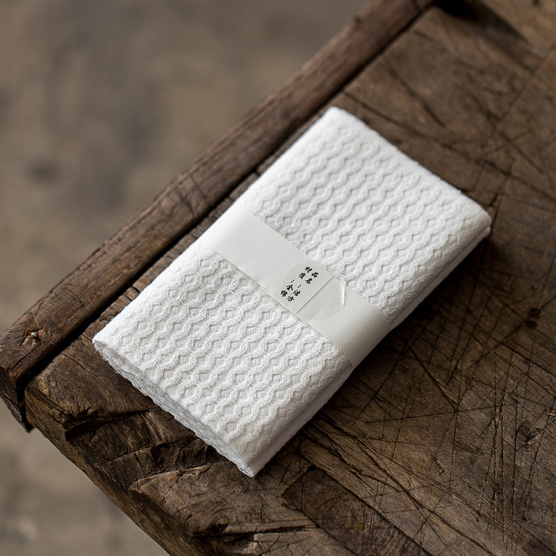 Dejie Πετσέτα τσαγιού από βαμβακό-λίνη, ιαπωνικού στυλ, παχιά και απορροφητική, επιφάνεια τραπεζιού για τσάι, μοντέλο 01245-6