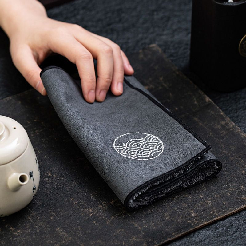 Aukštos kokybės sugeriantis arbatos rankšluostis arbatos stalui (Medžiaga: 100% medvilnė; Kategorija: arbatos rankšluostis)