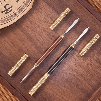Kreativan alat za čajnu ceremoniju: čajna igla, Sun Wukong nož za čaj od ebony i rosewood, alat za otvaranje Pu'er čajnih pločica, dodaci za čajni set