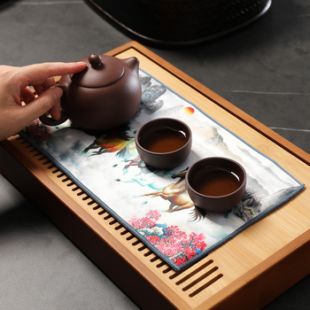 Πετσέτα για τσάι, ίνες βαμβακιού και λινού, εκτυπωμένο λογότυπο, 2022 κυκλοφορία, συσκευασία: Άλλο, ανώτερης ποιότητας