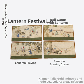 Tailong Gold mikrokiud teekäterätt logotüübi trükiga, kohandatav