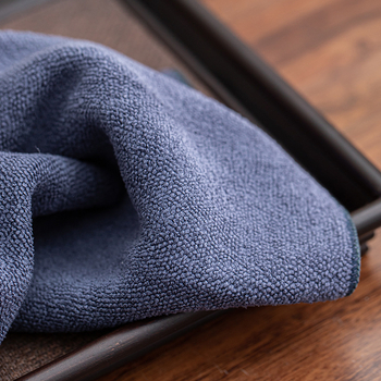 Πετσέτα τσαγιού από βαμβάκι και λινό, παχιά απορροφητική, κεντημένη, 200 g, σετ 30