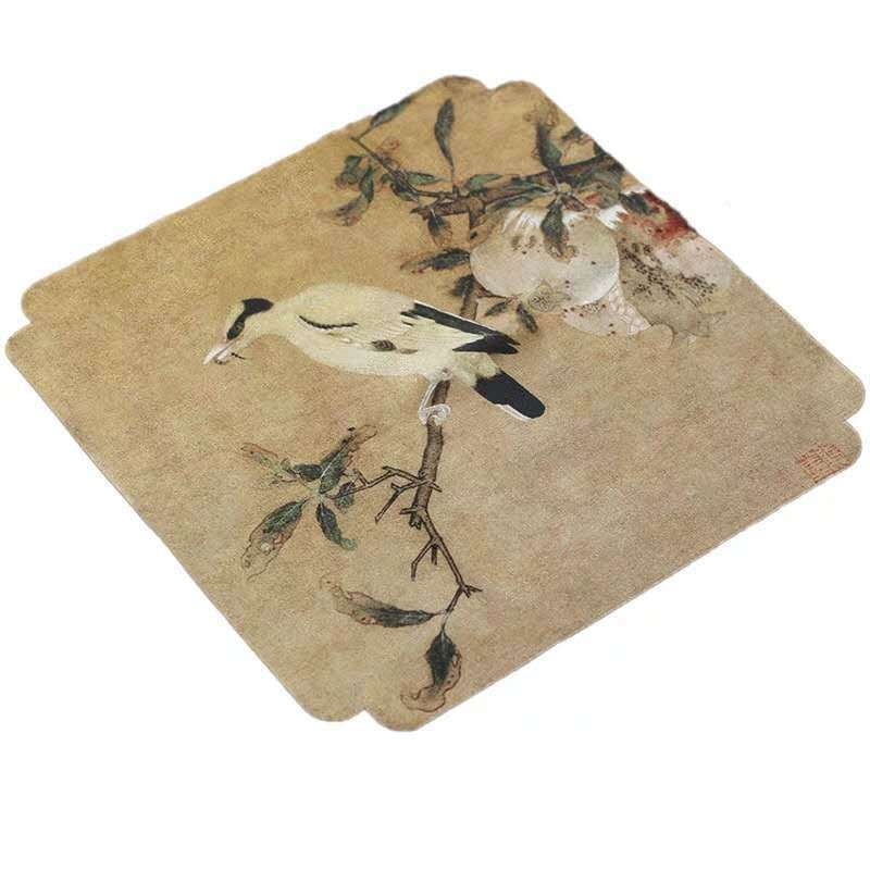 Βελούδινη πετσέτα τσαγιού, απορροφητική, κινέζικου ζεν στυλ, ύφασμα για τσάι και χαλάκι τελετής