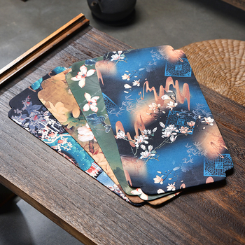 Jingkui αδιάβροχο τραπεζομάντιλο για τσάι, ύφασμα με εκτυπωμένο λογότυπο, Νέο Κινέζικο Στυλ