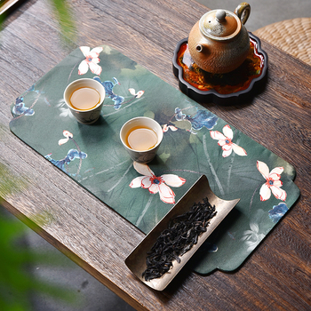 Jingkui αδιάβροχο τραπεζομάντιλο για τσάι, ύφασμα με εκτυπωμένο λογότυπο, Νέο Κινέζικο Στυλ