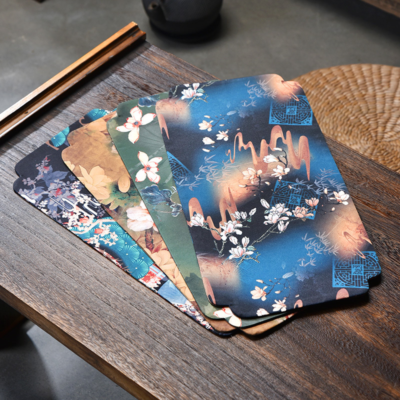 Jingkui αδιάβροχο τραπεζομάντιλο για τσάι, ύφασμα με εκτυπωμένο λογότυπο, Νέο Κινέζικο Στυλ