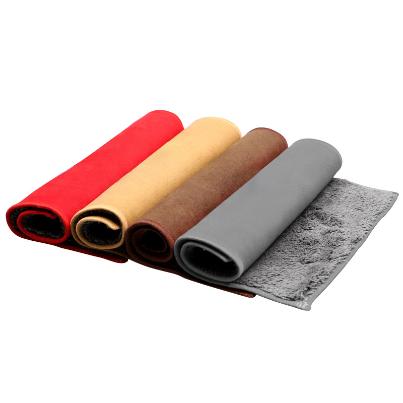 Πετσέτα αυτοκινήτου από σουέ, διπλής όψης, εξαιρετικά απορροφητική, χωρίς ίνες