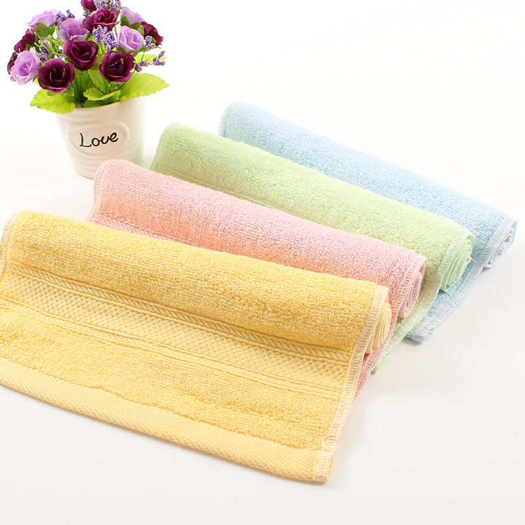 Mingzhu dječji ručnik od bambusovog vlakna, apsorpcija 26–30 s, GSM 50, ravno tkanje, uvijena vlakna