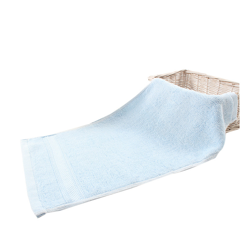Mingzhu dječji ručnik od bambusovog vlakna, apsorpcija 26–30 s, GSM 50, ravno tkanje, uvijena vlakna