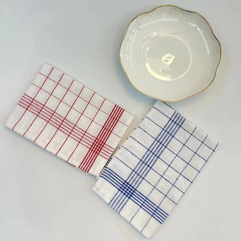 Teetualett rätik segumaterjalist, 65 g, üksniitline lõng, Jacquard õmblus, kohandatav logoga