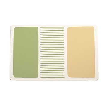 Kupaonska prostirka od diatomitne gline, protuklizna, periva, minimalisticki uzorak linija, kvadratnog oblika, pogodna za kupaonu i poslovne prostore