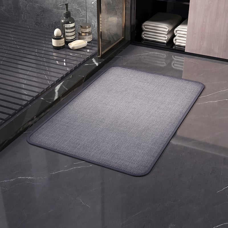 Podna prostirka za kuhinju i kupaonicu, imitacija lana, tisak, kvadratni oblik, jednobojni ili crtani uzorak, čišćenje usisavačem, pogodno za kuhinju, ulaz i balkon