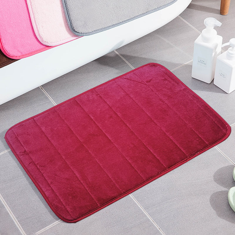 Входна подложка за врата - текстил, водопоглъщащ, модерен минимализъм, ръчно пране, за баня