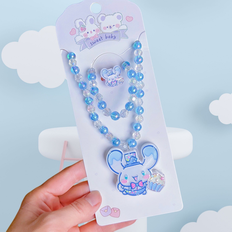 Κολιέ Kuromi Φωτεινό στο Σκοτάδι - Χειροποίητο, Ακρυλικό Κρεμαστό, Καρτούν Χαρακτήρας, Για Παιδιά