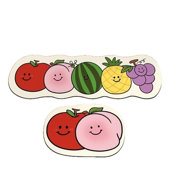 Podne Prostirke od diatomske gline s karikaturama voća — Tisak, Oblik kosmosa, Pranje, Za kuhinju, Ulaz, Kupatilo