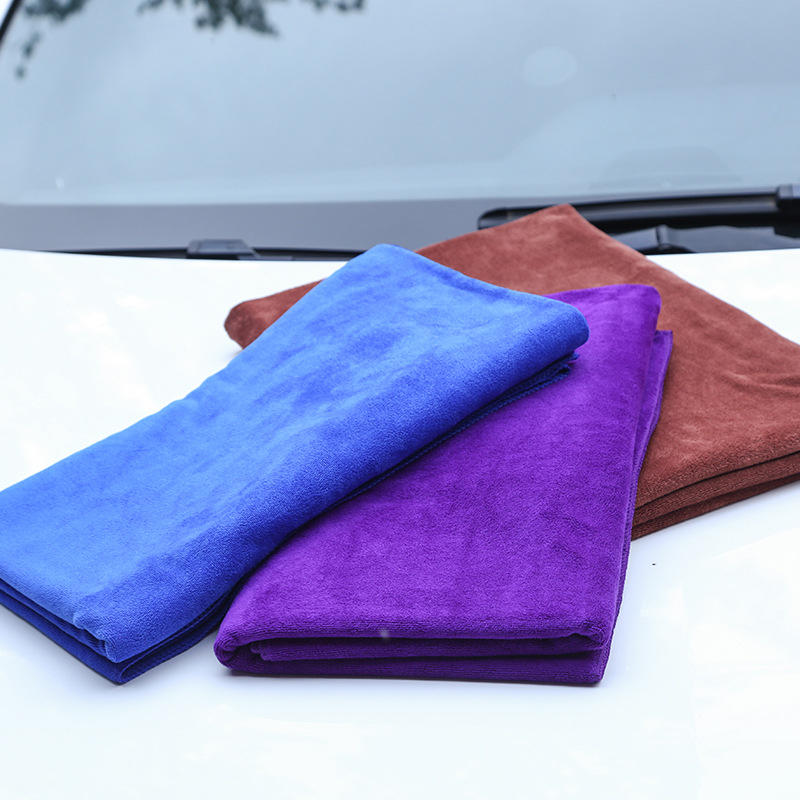 Krpa za pranje automobila s ušivenim logotipom, upijajuća gusta vlakna smjesa 80% poliester + 20% poliamid, 300 g, višenamjenska krpa za auto.