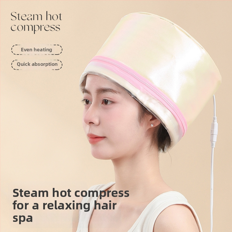 Majapidamiseks mõeldud elektriline soojendav juuksemüts spa soojendusega, juuksemaski hooldus, kuivatamine, eemaldatav ja pestav