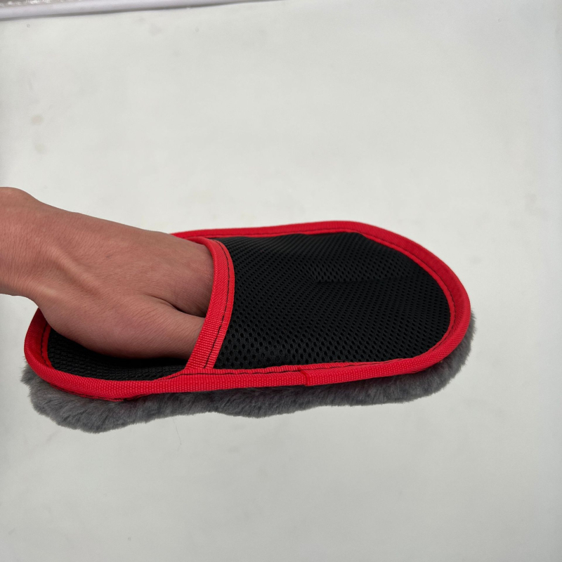 HONGZHUO Γάντια καθαρισμού αυτοκινήτου από βελούδο μαλλί, μονής όψης, προσαρμοστικά