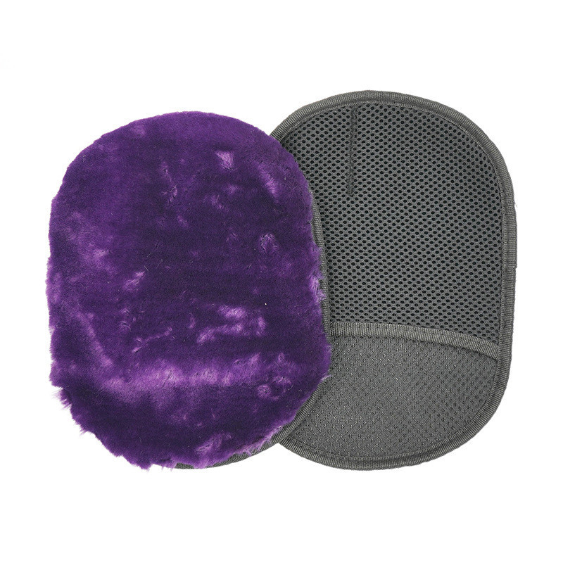 HONGZHUO Γάντια καθαρισμού αυτοκινήτου από βελούδο μαλλί, μονής όψης, προσαρμοστικά