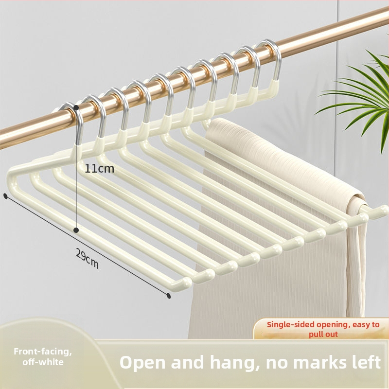 Roostevabast terasest pükside hoidja, hane kuju, libisemisvastaste klipsidega, kodu garderobile, kaasaegne minimalistlik stiil