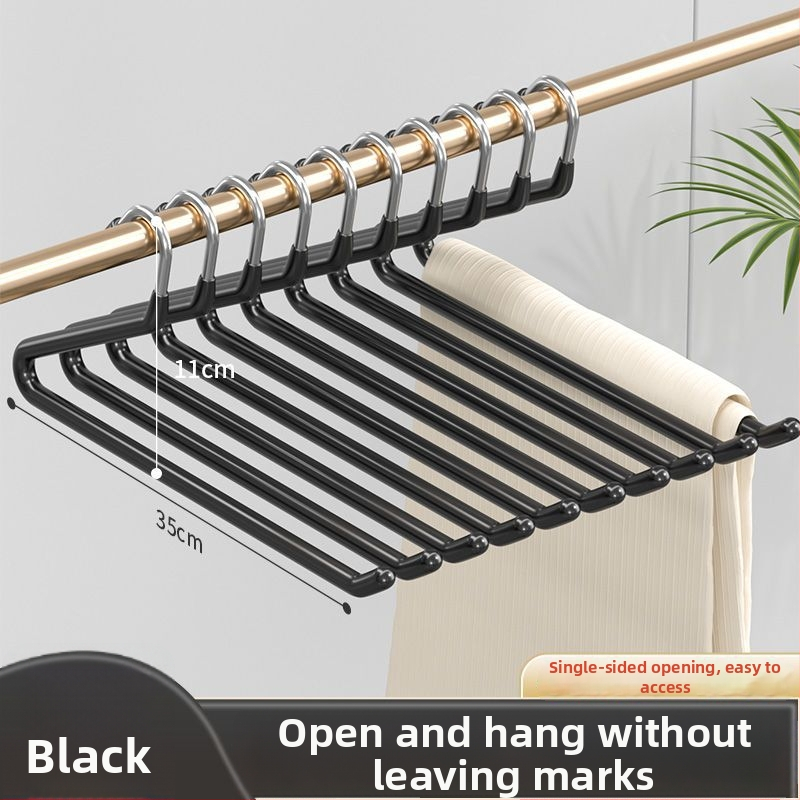 Roostevabast terasest pükside hoidja, hane kuju, libisemisvastaste klipsidega, kodu garderobile, kaasaegne minimalistlik stiil