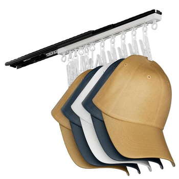 Επιτοίχιο ράφι από χαλκό με διπλό γάντζο και ολισθαίνουσα ράγα, χωρητικότητα 20–30 kg, στιλ ελαφριάς πολυτέλειας