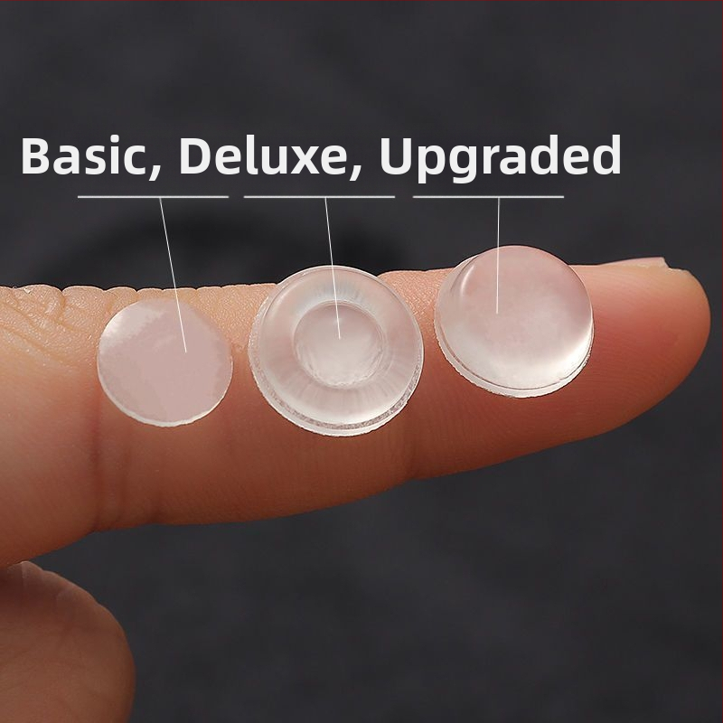 Spintelės durelių atsitrenkimo buferis su gumos granuliomis, lipnus, tylus amortizatorius, neslidus, 3M klijai