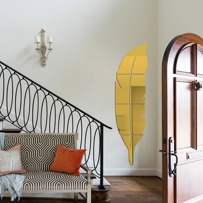 Toll alakú falmatrica, akril, tükrös felület, vízálló