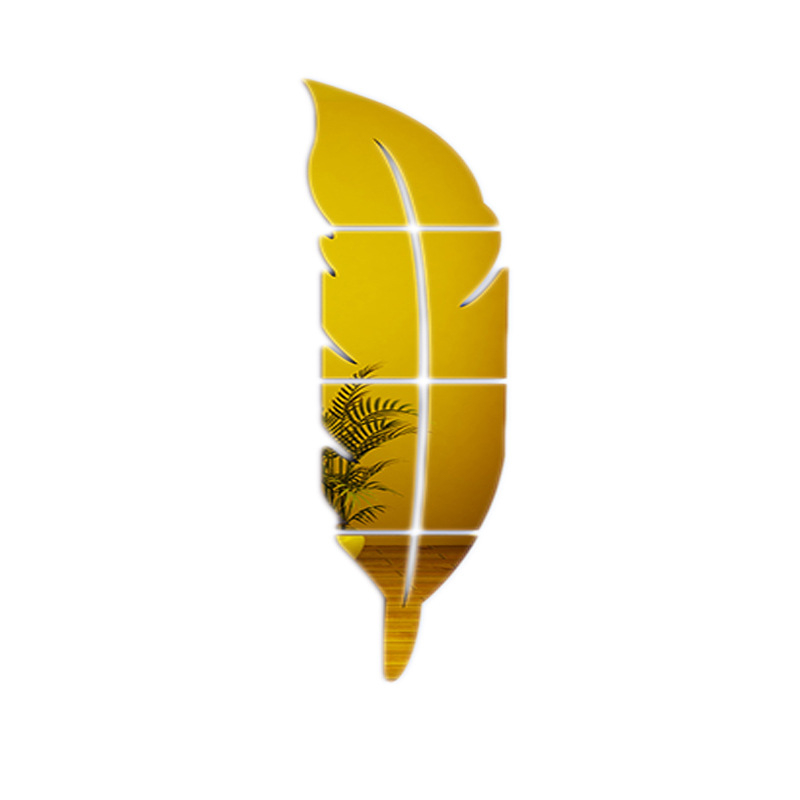 Toll alakú falmatrica, akril, tükrös felület, vízálló